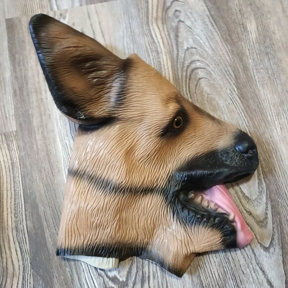 Latex German Shepherd Dog Mask - Picture 4 of 5